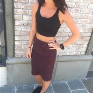 Lululemon Tube and From Skirt-bordeaux